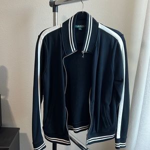 Ralph Lauren Black & White Zip Jacket